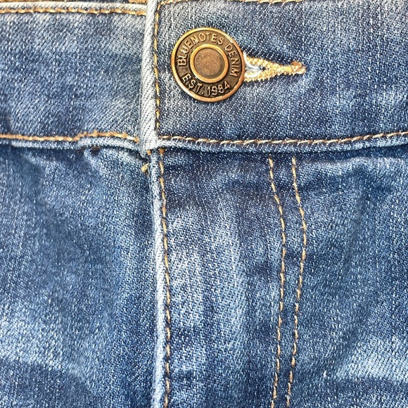 BlueNotes Emma High Rise Short shorts size 14 perfect shape denim shorts Jean - Picture 5 of 10